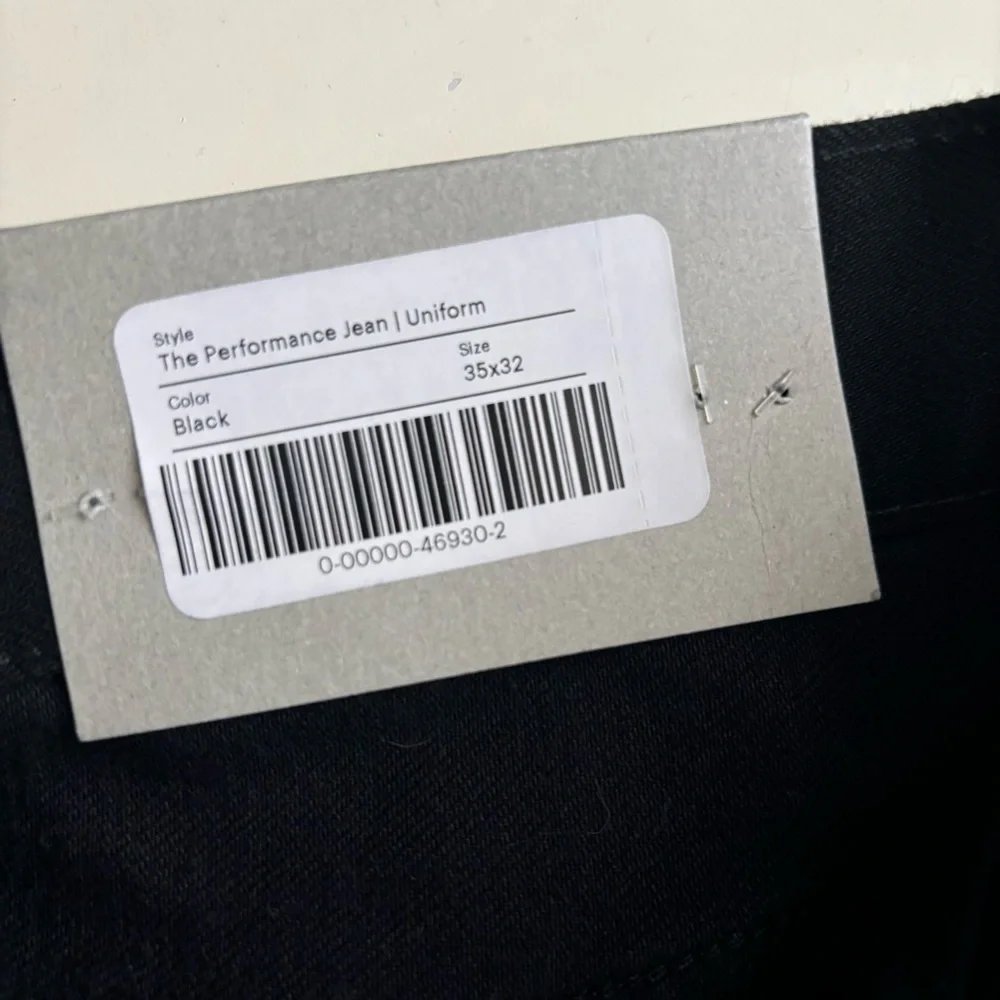 Everlane Uniform Men’s Skinny Stretch Performance Jean 35x32 Black New